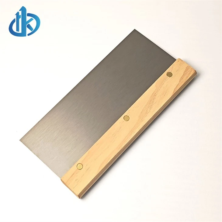 Bench Scraper With Wooden Handle